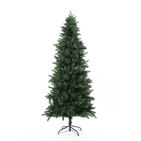 UTENSILIO 7 ft. Pre-Lit LED Artificial Slim Pine Christmas Tree UT3268859